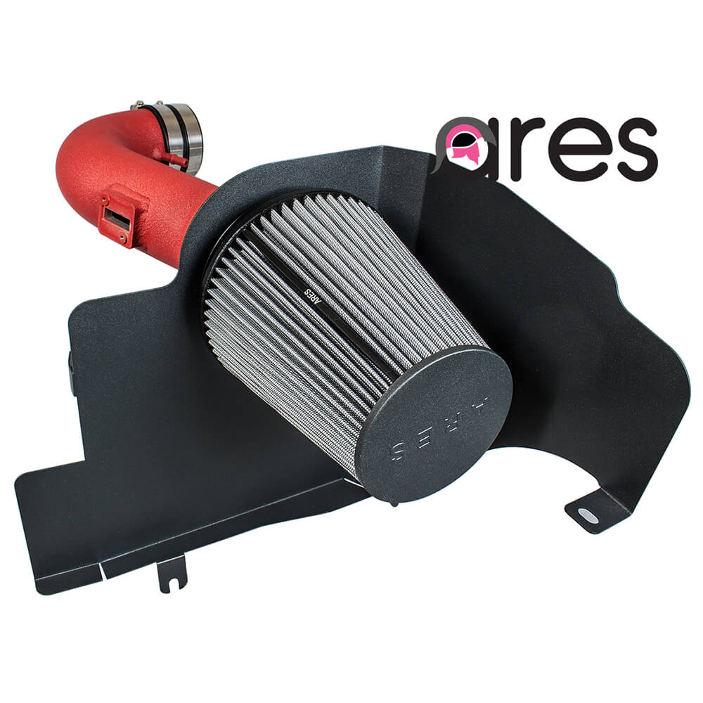 Red Cold Air Intake System AHI-RL-FD06RD for 11-14 Mustang 5.0L V8